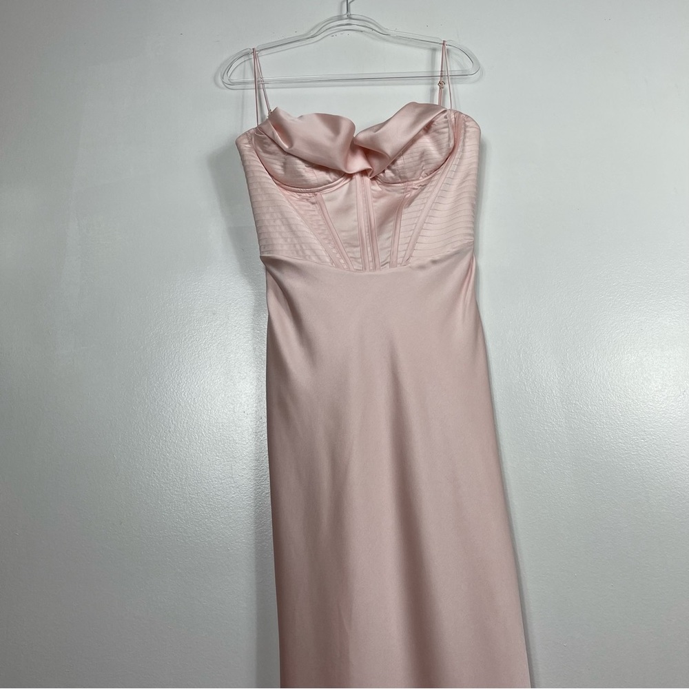 House of CB Charmaine Pink Blush Corset Dress - Picture 6 of 8